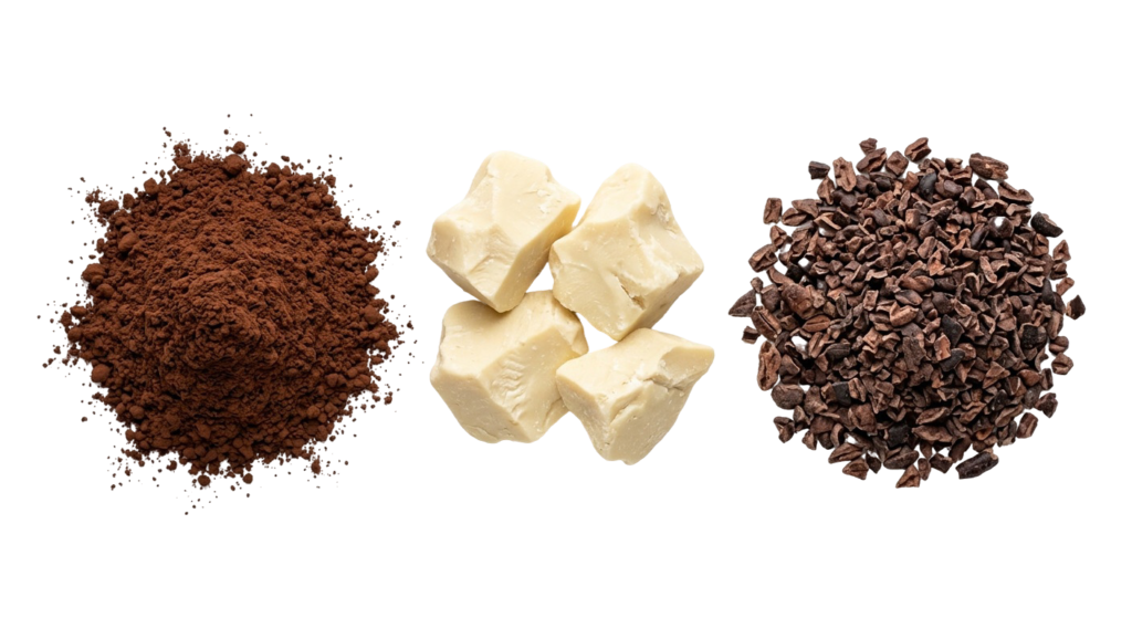 Tanzania Cocoa Powder, Nibs and Butter